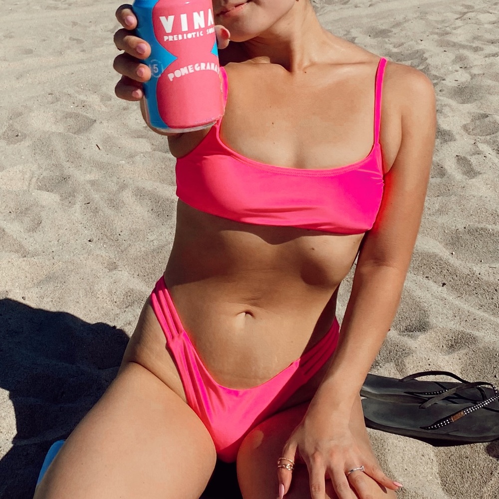 Neon Pink Bikini